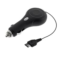 Retractable Rapid Auto Car Charger with Ic Chip for Eclipse Katana, 3800 Katana LX, PRO-700, PRO-200, S1 Cell Phone