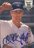 Kevin Witt, Toronto Blue Jays, 1994 Stadium Club Draft Picks Autographed Card