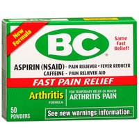 BC Arthritis Pain Relief 50 Powder Packets