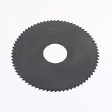 uxcell スリッティングソー ブラック HSS 72歯 100mm x 0.8mm x 27mm ブレード 修理部品