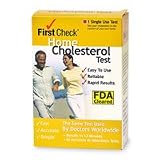 First Check Home Cholesterol Test 1 Test Kit