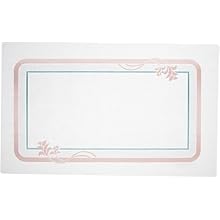 Dinex DXR30840E Paper Floret Tray Cover with Straight Edge/Small Corner, 18" Length x 11" Width, Size E (Case of 1000)