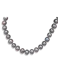 18 Inch+2 Inch Extension Peacock Cultured Freshwater Pearl Necklace