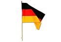 TOOOOR Deutschland-Fahne m. Holzstiel