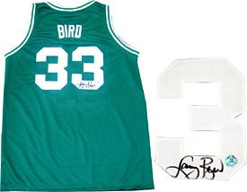 Larry Bird Autographed / Signed Boston Celtics Green Jersey