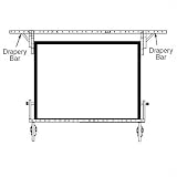 Drapery Bars for Dress Kit Size: HDTV - 119 Diag.