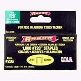 5 Pack Arrow Fastener 205 T20 5/16 Flat Crown All Purpose Staples 1000 per Package