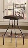 Artisan Home Furniture Branch Swivel Stool with Upholstered Seat (LHR54BS)