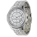 Adee Kaye Men's Stainless Steel Chronograph Watch Model AK-4000MB