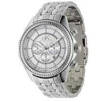 Adee Kaye Men's Stainless Steel Chronograph Watch Model AK-4000MB