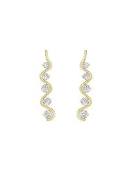 Diamond Journey Earrings 14K White Gold - 2.00 CT Diamonds