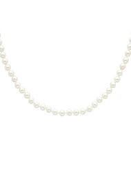 White 7-7.5mm Freshwater Cultured Pearl Strand - 24"