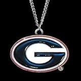 Georgia Bulldogs Logo Pendant Chain Necklace - NCAA College Athletics Fan Shop Sports Team Merchandise