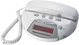 NW BELL 28501 Corded Phone with AM/FM Clock Radio & Alarm