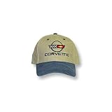 C4 Corvette NASCAR Blu Low Profile Cotton Brushed Twill Hat B&B Tee's