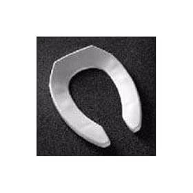Buy 14.25 x 19 Elongated Commercial Toilet Seat Finish: Black by Bemis now!