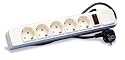 220V POWER STRIP WITH SURGE PROTECTION FOR USE IN 220V/240V COUNTRIES