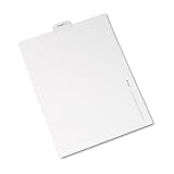 Avery Preprinted Lgl Bottom Tab Dividers, 1-Tb, Title Exhbt C, Letter, 25/Pk