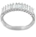 Wedding Ring 18K White Gold With Diamonds #DQSX