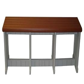 Confer Plastics Leisure Accents 74 In. Redwood All Resin Patio Bench LAPB74-R
