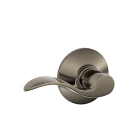Schlage F10VACC620 Accent Passage Lever, Antique Pewter