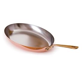 Mauviel Copper Oval Frying Pans