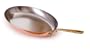 Mauviel Copper Oval Frying Pan, 11-7/8 by 7-7/8 Inches