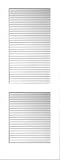 Interior Door: Full Louvered Primed