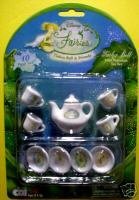Disney Tinkerbell Tinker Bell Tea Set : Mini Porcelain Tea set