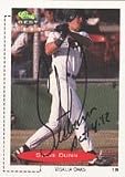 Steve Dunn, Visalia Oaks - Twins Affiliate Autographed Card