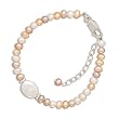 5"+1" Extension Child's Bracelet with Cultured Freshwater Pearls and Oval Coin Pearl