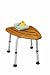 Duro-Med TeakSpa Corner Shower Seat, Wood