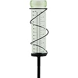 Luster Leaf 1646 Rapitest Spiral Metal Rain Gauge with Stake