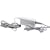 Wii AC Power Adaptor 100-240 Volt