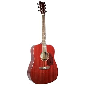Johnson Red Cliff Mogany Dreadnaught Acoustic Guitar by 