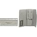 KENNETH COLE REACTION Metallic Tri-Fold Quilt Patent Wallet [102527/883], Silver