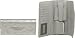 KENNETH COLE REACTION Metallic Tri-Fold Quilt Patent Wallet [102527/883], Silver