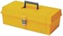 Plano Molding 303-007 15-Inch Toolbox with Lift Out Tray, Iron Yellow with Graphite Gray
