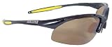 DEWALT GRP High Performance Protective Safety Glasses with Glare Reducing Polarized Brown Lens and Microfiber Carrying Bag #DPG90E-BP