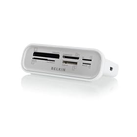 Belkin Hi-Speed USB 2.0 Universal Media Reader, supporting for all major media types including SHDC. White
