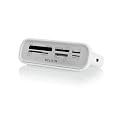 Belkin Hi-Speed USB 2.0 Universal Media Reader, supporting for all major media types including SHDC. White