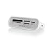 Belkin Hi-Speed USB 2.0 Universal Media Reader, supporting for all major media types including SHDC. White
