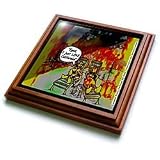 Londons Times Funny Music Cartoons - HOT Vacations In California - Trivets