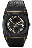 Diesel Ladies Analogue Watch DZ5214 With Black Leather Strap