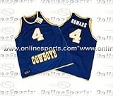 Joe Dumars McNeese State Cowboys Hardwood Legends Throwback Blue Jersey (Sizes 4X-Large - 5X-Large)