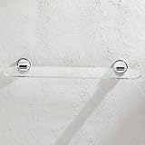 Ginger 0334T-24 Hotelier 24 Inch. Tempered Glass Shelf (26-Polished Chrome)