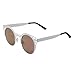 grinderPUNCH Women's Fashion Metal Cut Hollow Out Frame Round Cat Eye Sunglasses