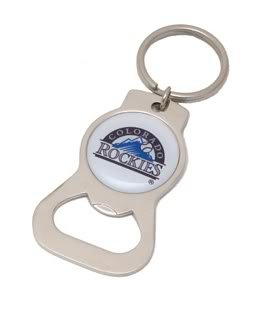 Colorado Rockies Bottle Opener Keychain