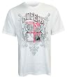 No Fear Mens VENGEANCE T-Shirt in White No Fear Mens VENGEANCE T-Shirt in White