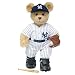 Build-A-Bear Workshop Curly Teddy in New York Yankees Uniform